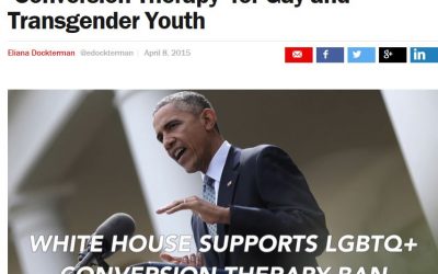 White House Supports Ban on “Conversion Therapy” for Gay and Transgender Youth