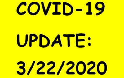 COVID -19 UPDATE : 3/23/2020