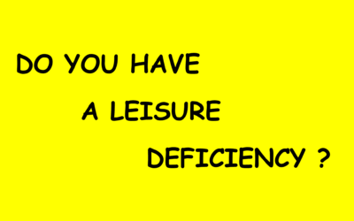 ABOUT LEISURE DEFICIENCY