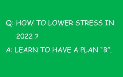 PLAN B for Lower Stress